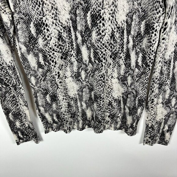 Equipment Silk Cashmere Snake Print Sweater Women’s Size XS Luxury Designer - Picture 4 of 7